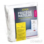 Protège Matelas 110x200 cm ACHUA Molleton 100% Coton 400 g/m2 Bonnet 30cm - B06Y8PVHRK